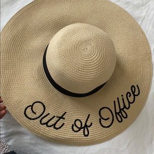 Beach Sun Hat- Worn Once